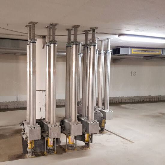 Vorteile einer höhenverstellbaren Schwerlaststütze für Hochbau Tiefbau und Industriebau